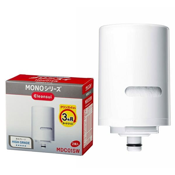 三菱ケミカル・クリンスイ cleansui 浄水器カートリッジ 2コセット MDC01SW 4962752005619