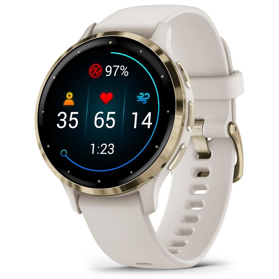 ガーミン GARMIN Venu 3S 010-02785-44  IVORY CREAM GOLD 0753759329310
