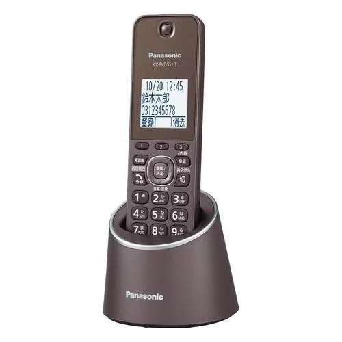 Panasonic パナソニック 電話機  VE-GDS18DL-T ブラウン　4549980652503