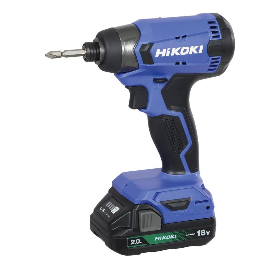 HiKOKI ハイコーキ インパクトドライバ  電池1個仕様 FWH18DA バイオレットブルー 4966376400553