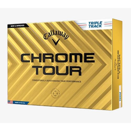 Callaway キャロウェイ ゴルフボール CHROME TOUR トリプルトラック2024年モデル 0197193106746