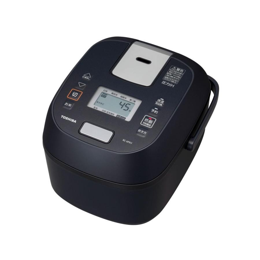 TOSHIBA 東芝 圧力IHジャー炊飯器 RC-6PXV-K ブラック 4904530120930