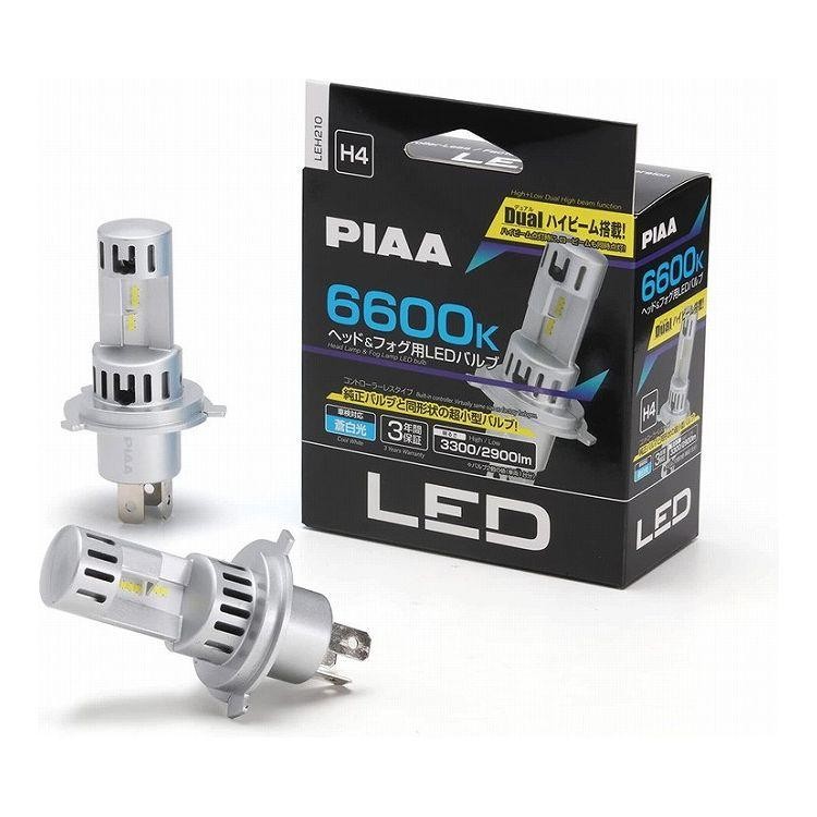 カー用品 車用ライト・ランプ PIAA(ピア) LEH210 [LED 蒼白 6600K H4]　4960311058427