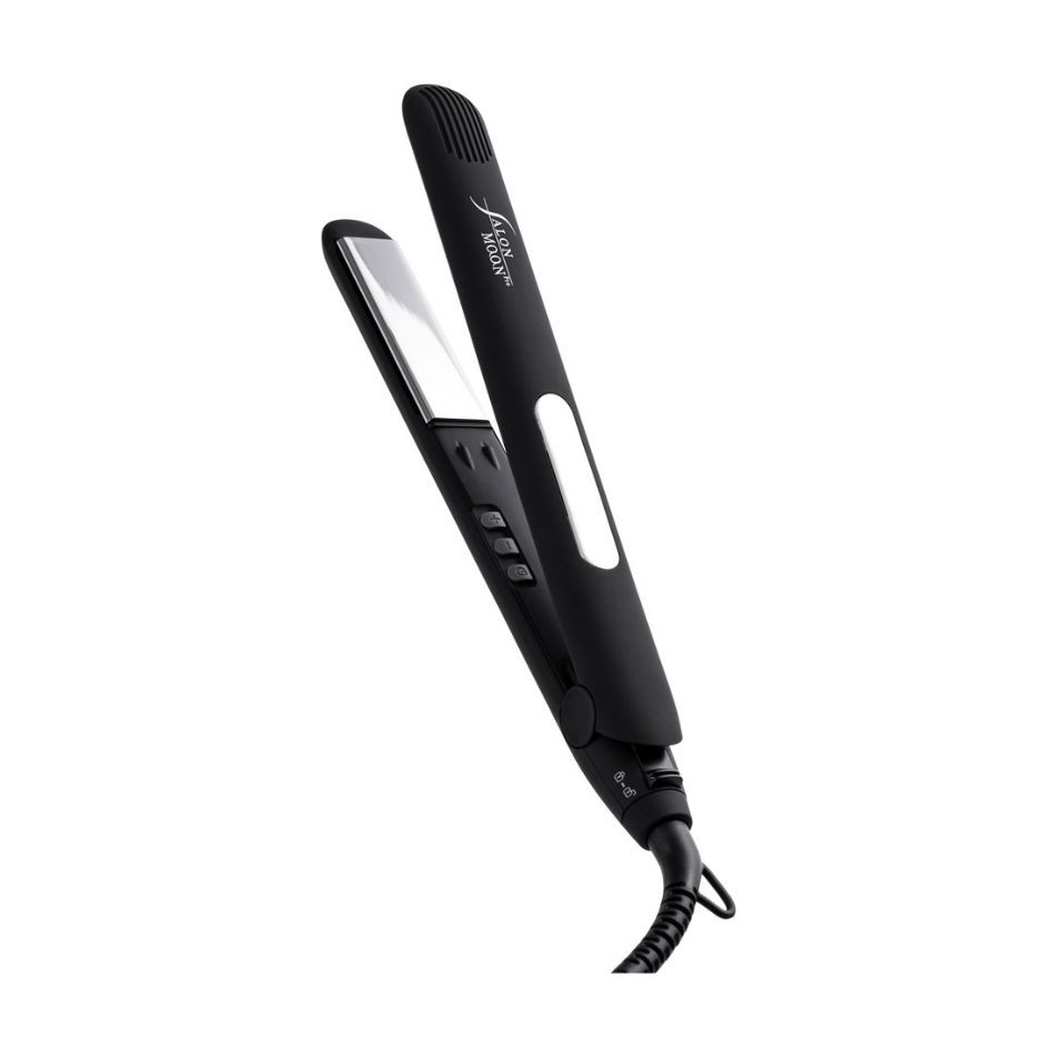 SALONMOON サロンムーン ミラーダブルイオン ストレートヘアアイロン 24mm SLM106 ブラック 4582651250370