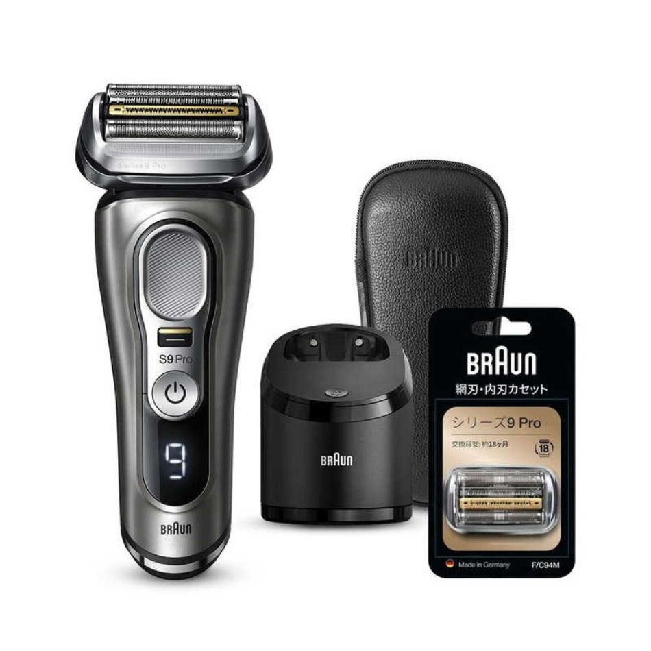 BRAUN ブラウン 電気シェーバー シリーズ9 Pro 限定替刃(F/C94M)セット 9495CC-V-SP シルバー 4987176302311