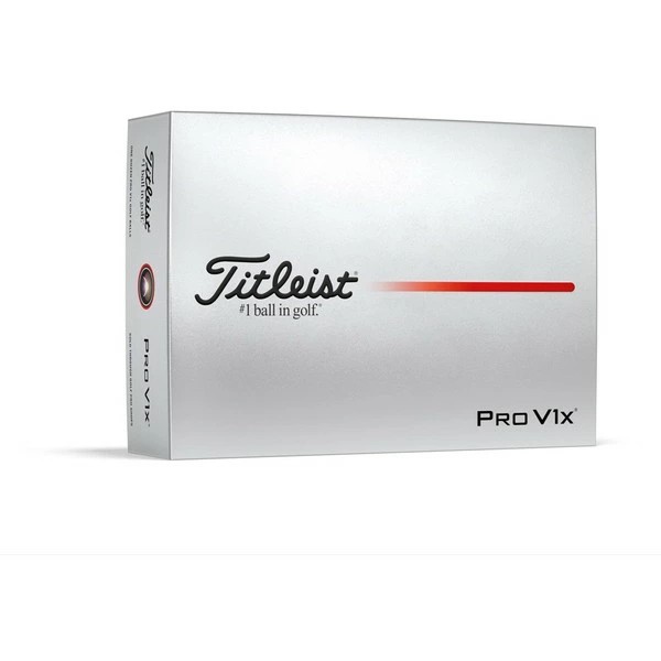 Titleist タイトリスト ゴルフボール PROV1X ダブルナンバー 1ダース 2025年版 ホワイト 0196665925243