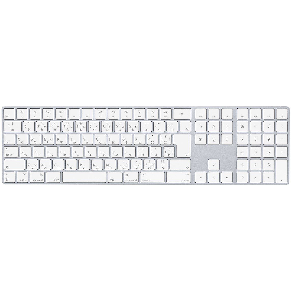 Magic Keyboard テンキー付き (JIS) MQ052J/A [シルバー]