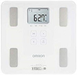 OMRON オムロン 体組成計 カラダスキャン HBF-230T シャイニーホワイト 4975479414992