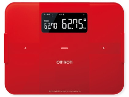 OMROM オムロン カラダスキャン HBF-255T-R レッド 4975479414817