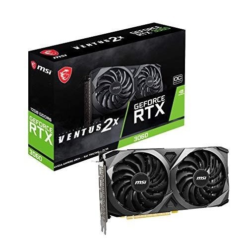 MSI GeForce グラフィックボード RTX 3060 VENTUS 2X 12G OC 0824142240106