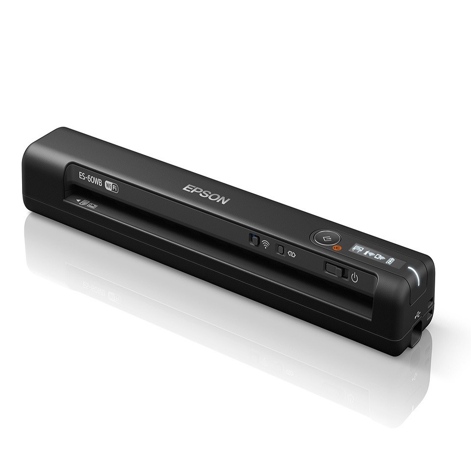 EPSON A4モバイルスキャナー ES-60WB ブラック 4980617334014