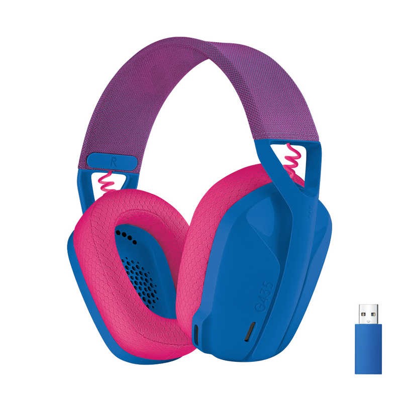 ロジクール G435 LIGHTSPEED Wireless Gaming Headset G435BL ブルー ラズベリー 4943765056096