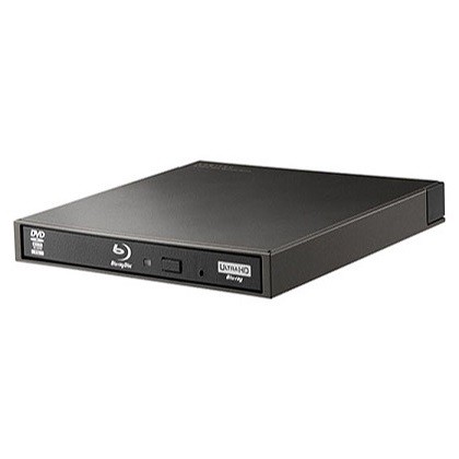 Logitec ポータブルBlu-rayドライブ グレイッシュブラック ブルーレイドライブ  LBD-LPWAWU3CNDB