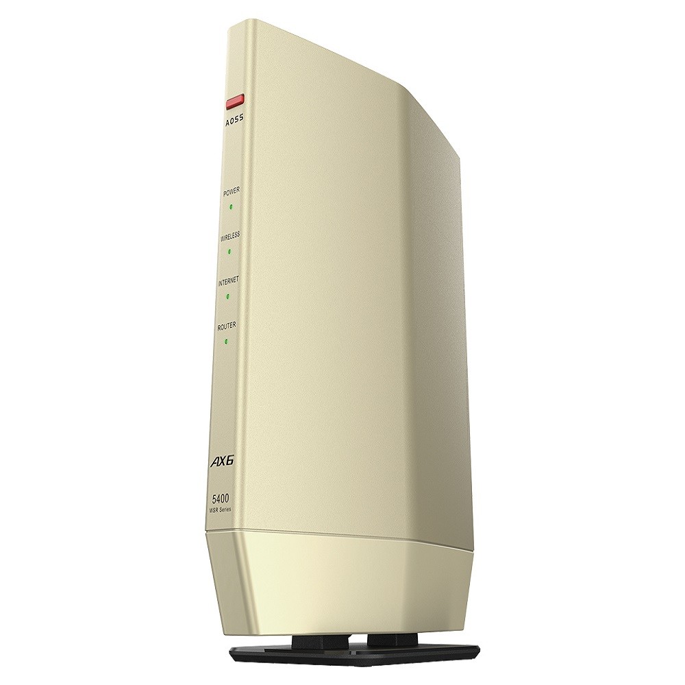 BUFFALO Wi-Fiルーター WSR-5400AX6S-CG シャンパンゴールド