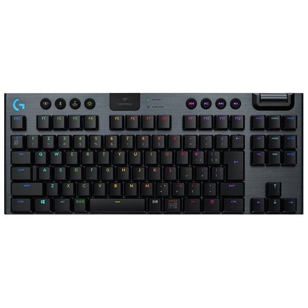 Logicool テンキーレス ワイヤレス RGB ゲーミングキーボード G913-TKL-TCBK 4943765052708
