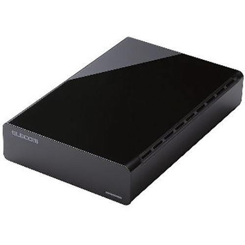エレコム 外付けハードディスク 4TB USB3.2 ELD-FTV040UBK 4549550173407