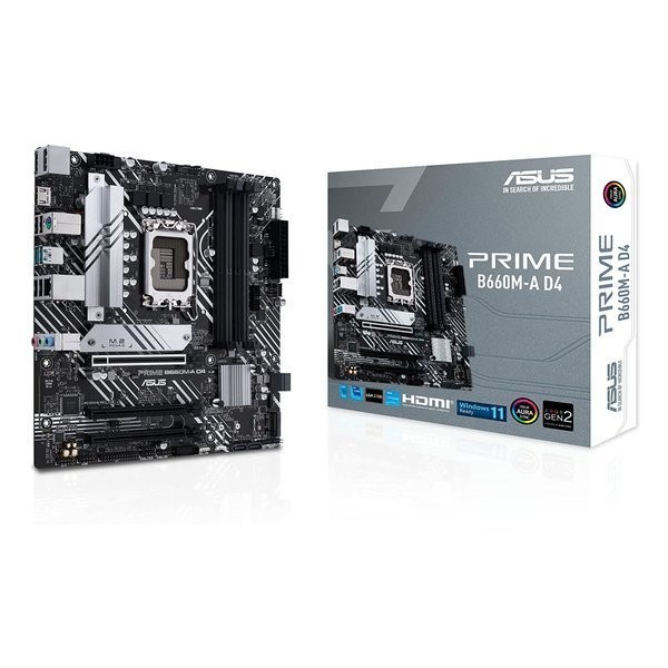 ASUS MicroATX マザーボード PRIME B660M-A D4 0195553508025