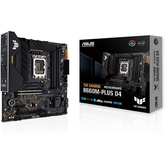ASUS TUF GAMING マザーボード B660M-PLUS D4 0195553516907
