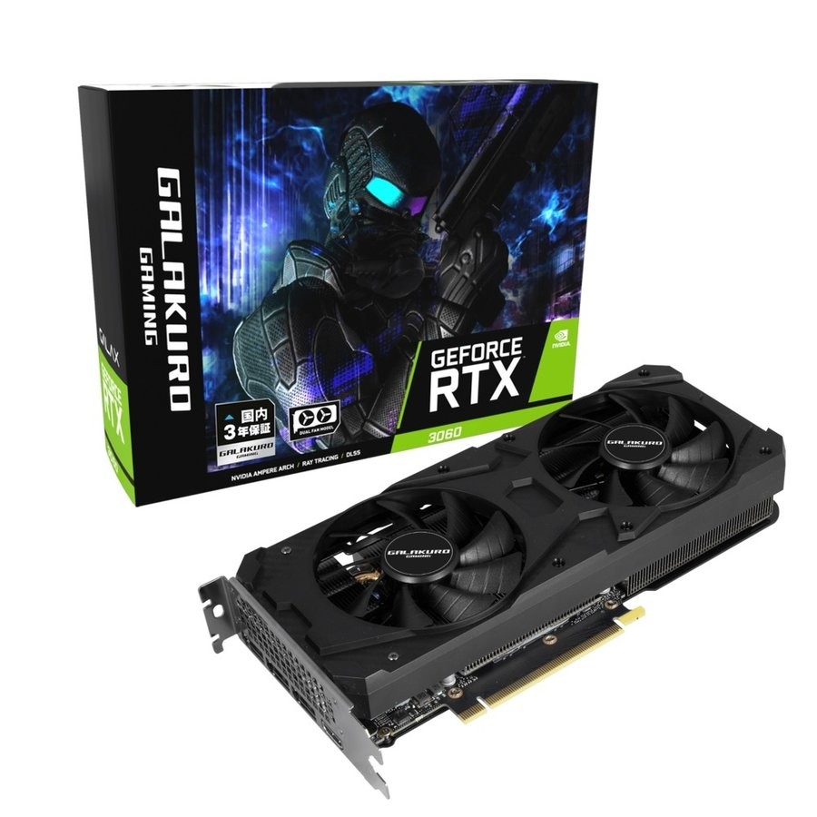 玄人志向 NVIDIA GeForce RTX3060搭載 グラフィックボードGG-RTX3060-E12GB/OC/DF