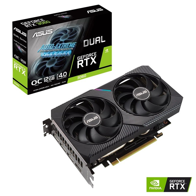 ASUS RTX3060搭載 12GB グラフィックボード DUAL-RTX3060-O12G-V2 0195553309929