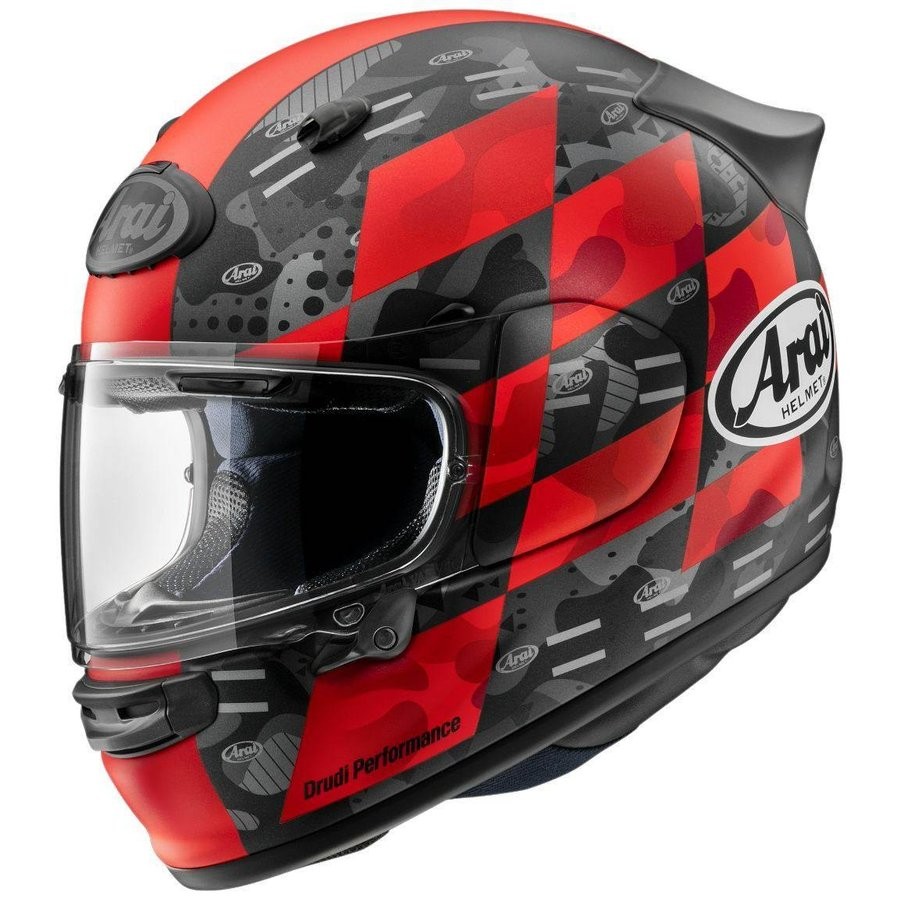 アライ Arai バイクヘルメット フルフェイス ASTRO GX CHECKER レッド AGX-CHRD-59  4530935613564