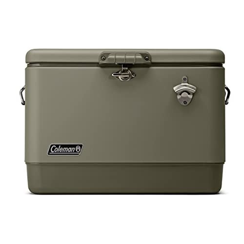 Coleman コールマン スチールベルトクーラー 54QT セージ 2159598 0076501170955