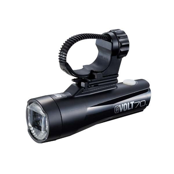 CAT EYE キャットアイ ヘッドライト  GVOLT70  HL-EL551RC ブラック 4990173034055