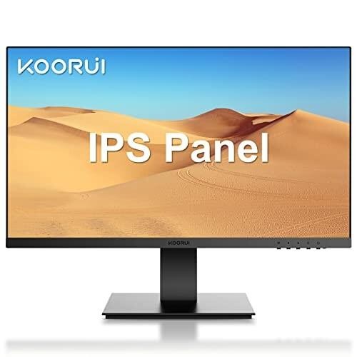 KOORUI ゲーミングモニター24インチ フルHD IPSパネル/スクリーン 75Hz/5ms FHD スリムベゼルPCモニター（アイケア）