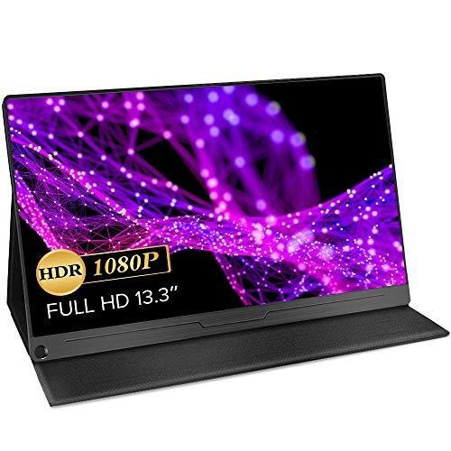 EVICIV 13.3インチ 2K モバイルモニター モバイルディスプレイ 薄型 軽量 IPSパネル USB Type-C