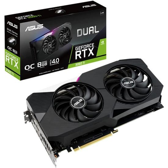 ASUS デュアルファン仕様 OC版 グラフィックボード DUAL-RTX3060TI-O8G-V2