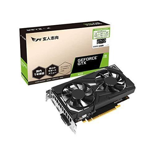 玄人志向 グラフィックボード GF-GTX1650D6-E4GB/DF3 4988755056694
