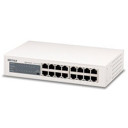 BUFFALO Giga対応 スイッチングハブ LSW4-GT-16NSR 4981254022894