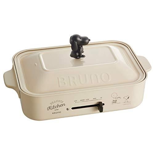 BRUNO ブルーノ ホットプレート PEANUTS スヌーピー エクリュ BOE070-ECRU 4514499156804