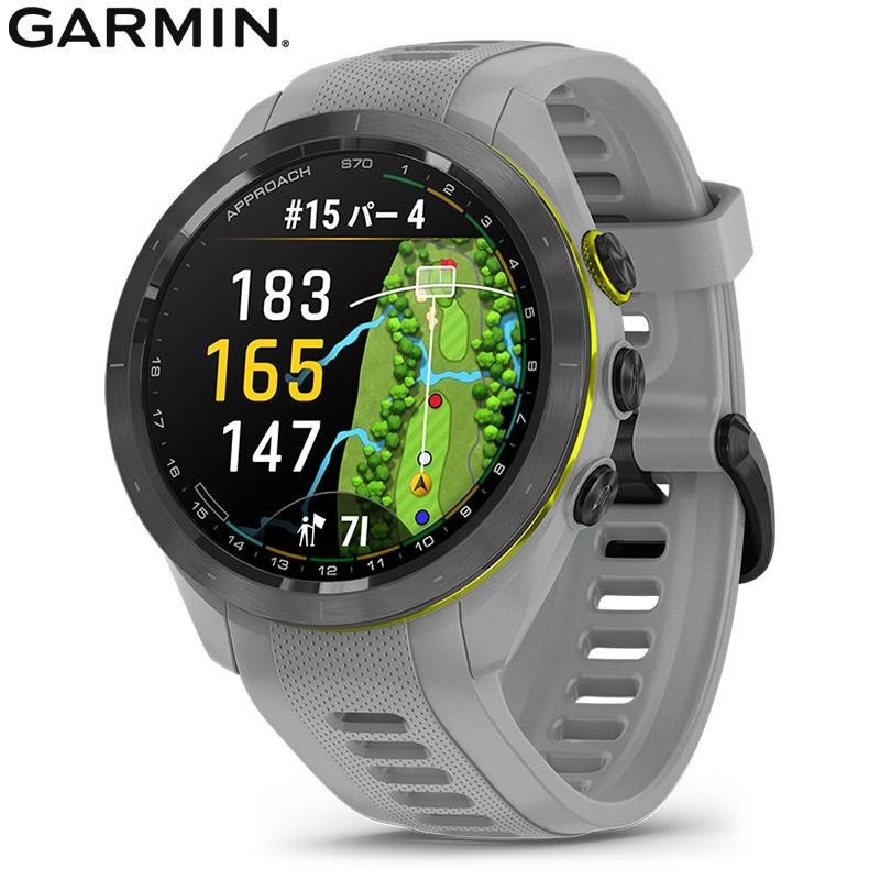 GARMIN GPS ゴルフナビ Approach S70 42mm グレー　0753759325848