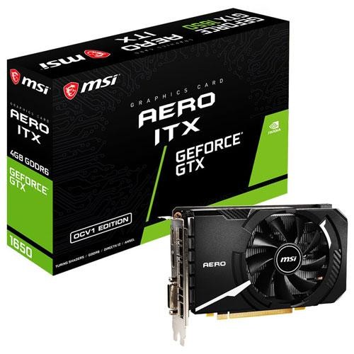 MSI GeForce GTX 1650 D6 AERO ITX OCV1 グラフィックスボード VD7338 0824142222980