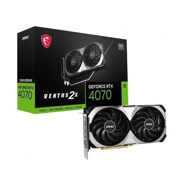MSI GeForce RTX 4070 VENTUS 2X 12G OC グラフィックスボード VD8471 0824142319956