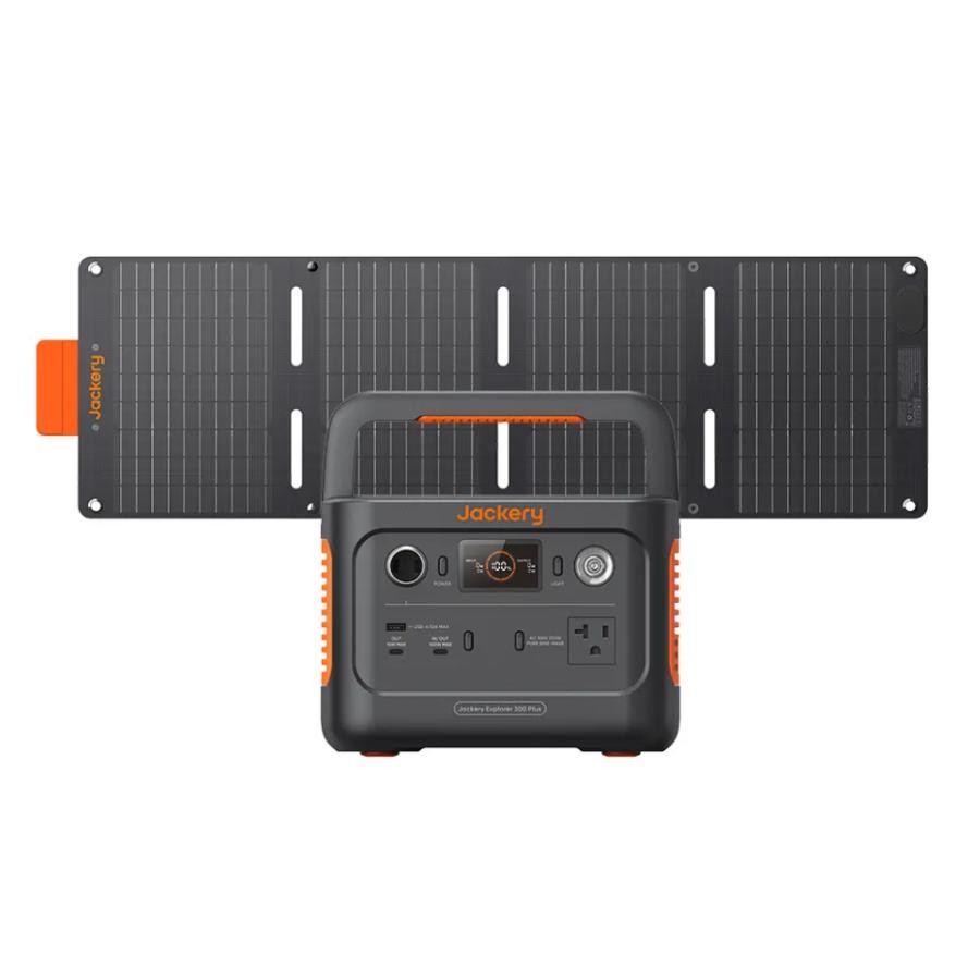 ポータブル電源 Jackery Japan(ジャクリ) Jackery Solar Generator 300 Plus+SolarSaga 40 Mini 0810105522051