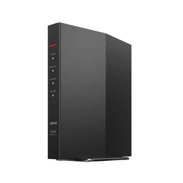 BUFFALO バッファロー 無線ルーター AirStation WSR-3000AX4P-BK 4981254070444