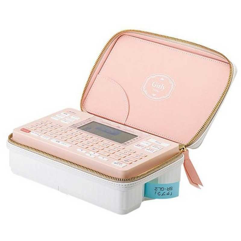 KING JIM キングジム ラベルライター テプラPRO Girly コーラルピンク SR-GL2 4971660775033