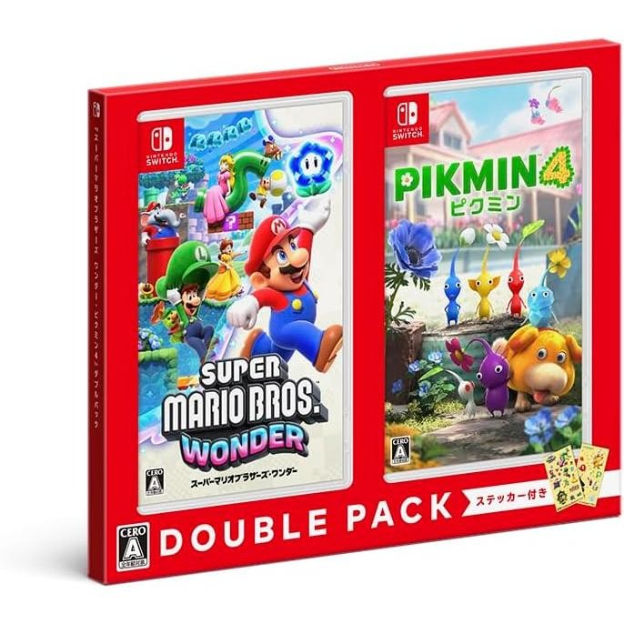 switch ゲームソフト スーパーマリオブラザーズワンダー・ピクミン4ダブルパック 4902370552058