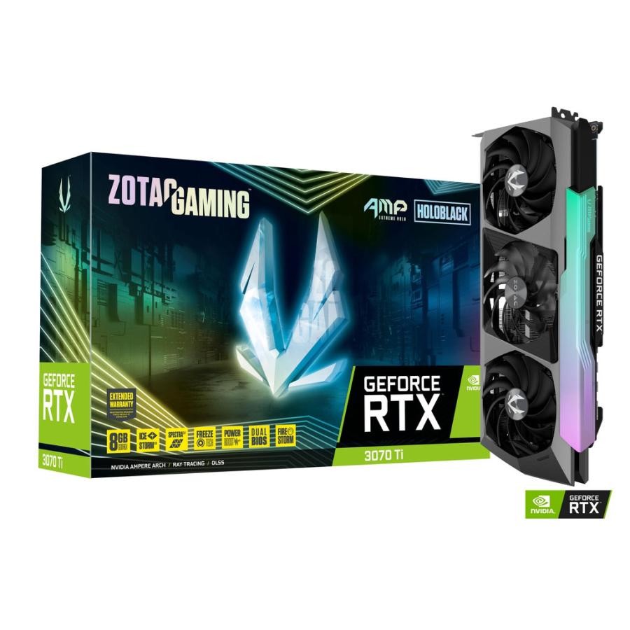 ZOTAC ゾタック グラフィックボード  GeForce RTX 3070 Ti AMP Extreme Holo ZT-A30710B-10P 4537694344029