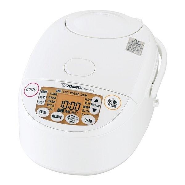 ZOJIRUSHI 象印 炊飯器 IH炊飯ジャー 5.5合炊き 極め炊き NW-VE10-WA ホワイト 4974305224279