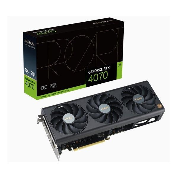 ASUS エイスース グラフィックボード RTX4070 12GB PROARTRTX4070O12G  0197105301559