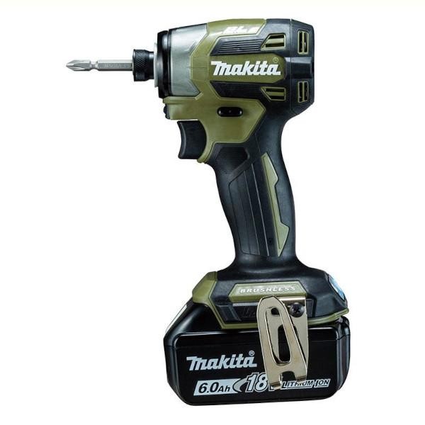 Makita マキタ 充電式インパクトドライバ バッテリー2本付き TD173DXO オリーブ 0088381784764