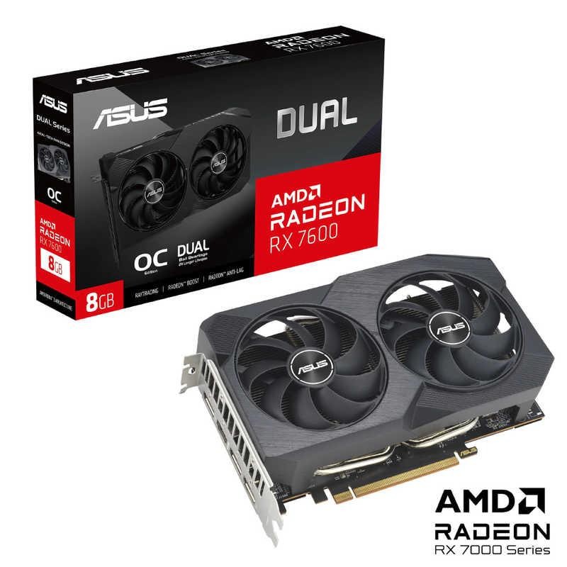 ASUS エイスース グラフィックボード  DUAL-RX7600-O8G-V2 0197105228931
