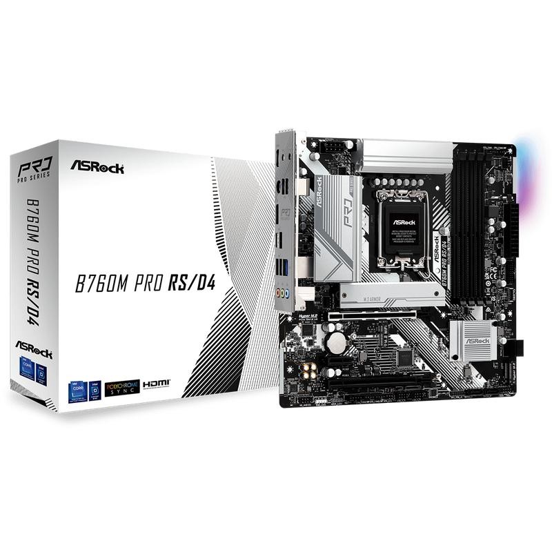 ASRock マザーボード B760M Pro RS D4 B760MProRSD4 4710483941702