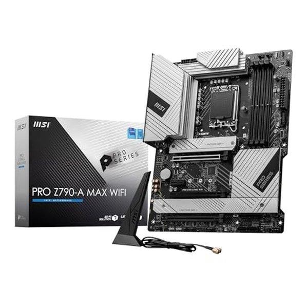 MSI マザーボード PRO Z790-A MAX WIFI  ホワイトシルバー 4526541048050
