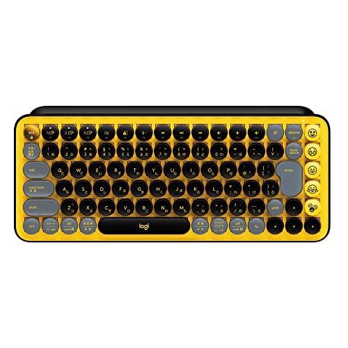 Logicool ロジクール メカニカルワイヤレスキーボード イエロー K730YL 4943765055679